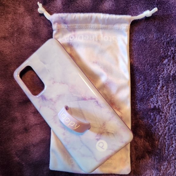 Loopy Case Samsung Galaxy S20 - Purple Marble - Picture 3 of 4